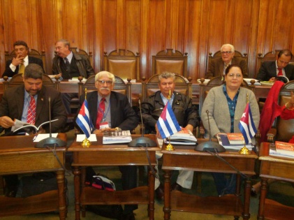 Representantes de partidos políticos cubanos